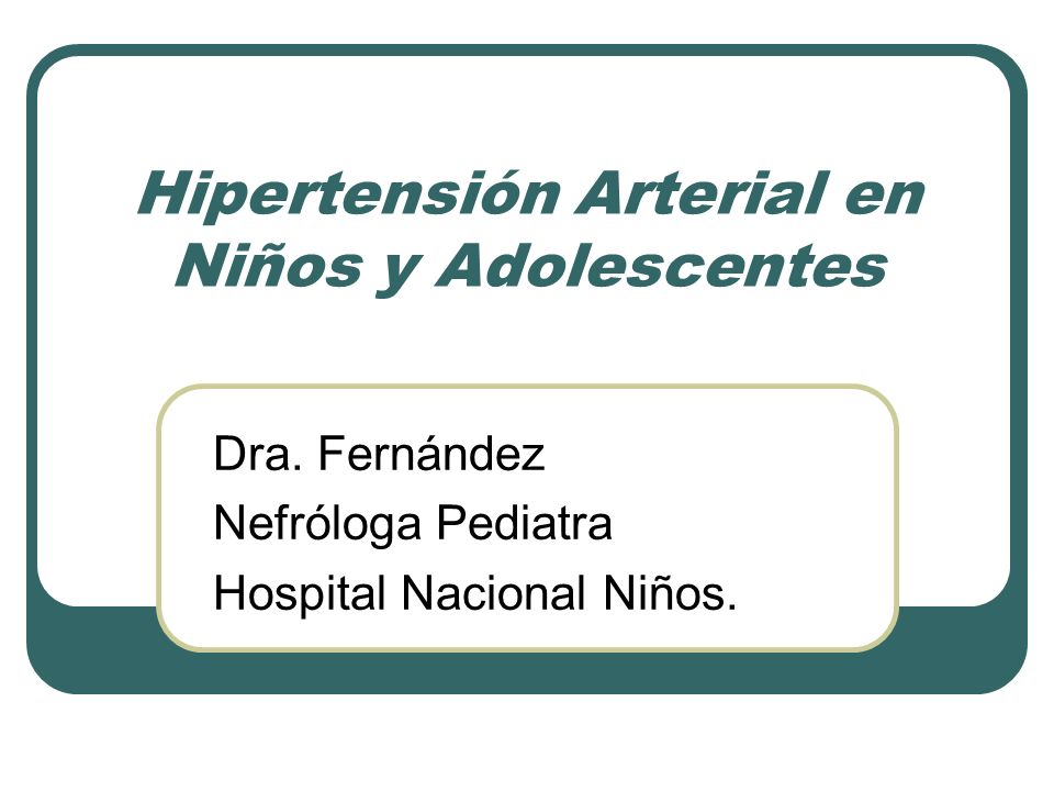 Presión arterial ideal para adolescente